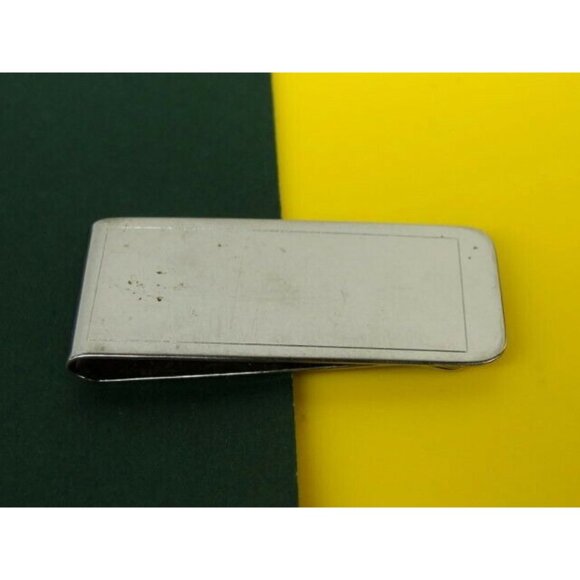 Money Clip Engravable Stainless Steel Credit Card Cash ID Holder Silver - Picture 2 of 7